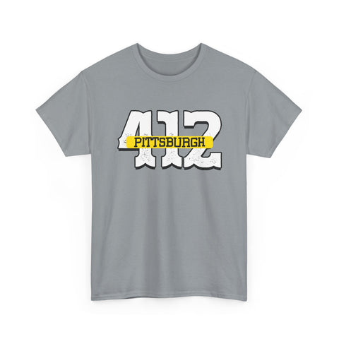 412 Pittsburgh - Unisex Heavy Cotton Tee