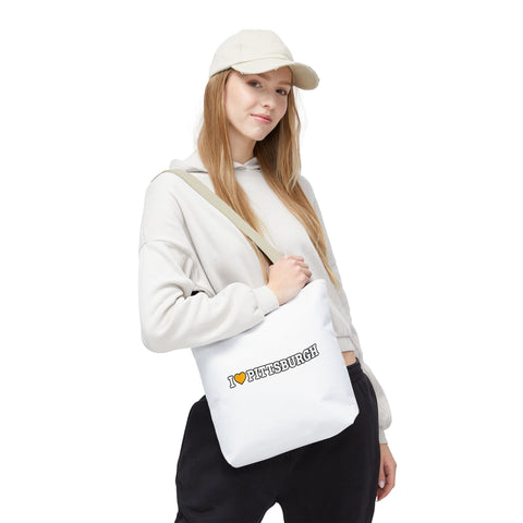 Pittsburgh Love Tote Bag — I  Pittsburgh Canvas Tote