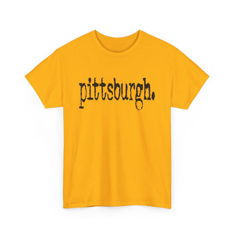 Pittsburgh Typewriter Unisex Heavy Cotton Tee