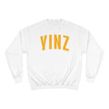 Yinz - Champion Crewneck Sweatshirt Sweatshirt Printify White S 