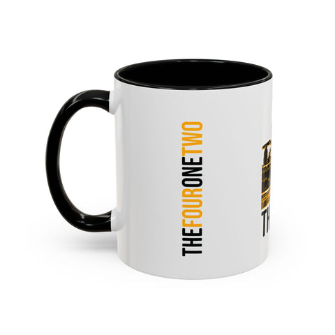 Yinzer 412 Area Code with Pittsburgh City Scape Coffee Mug