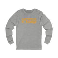 Made of Steel In Pittsburgh Long Sleeve Tee Long-sleeve Printify M Athletic Heather