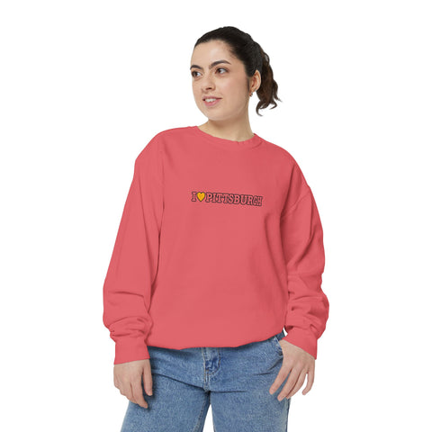 I Love Pittsburgh Heart Comfort Colors® 1566 Sweatshirt
