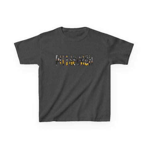 Pittsburgh Football Players - Kids Graphic T-Shirt