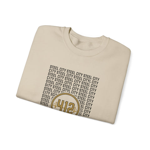 412 Steel City Crewneck Sweatshirt | Pittsburgh