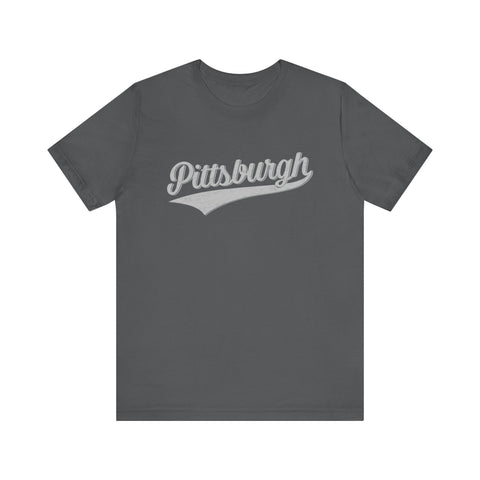 Pittsburgh Varsity Retro - Bella+Canvas 3001 T-Shirt
