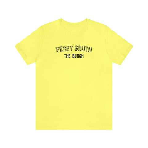 Perry South - The Burgh Neighborhood Series - Unisex Jersey Short Sleeve Tee T-Shirt Printify Yellow S 