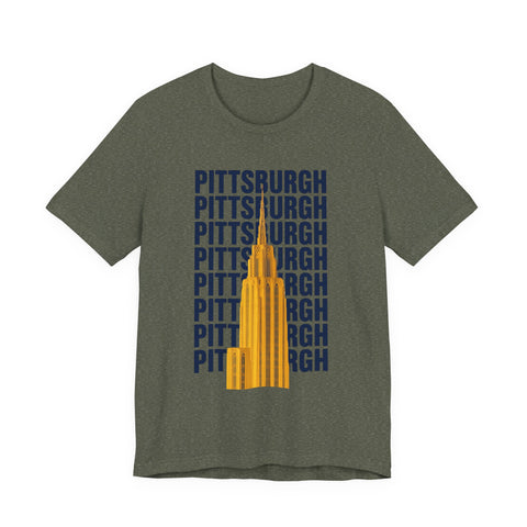 Pittsburgh Art Deco - Unisex Jersey Short Sleeve Tee