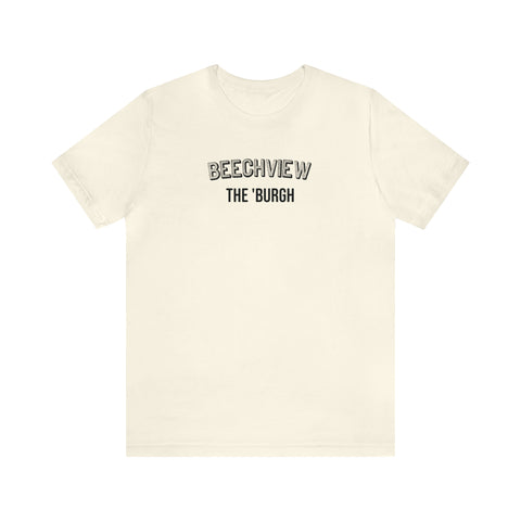 Beechview  - The Burgh Neighborhood Series - Unisex Jersey Short Sleeve Tee T-Shirt Printify Natural S 