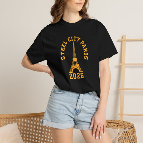 Paris Eiffel Tower 2026 T-Shirt — Steel City Graphic Tee