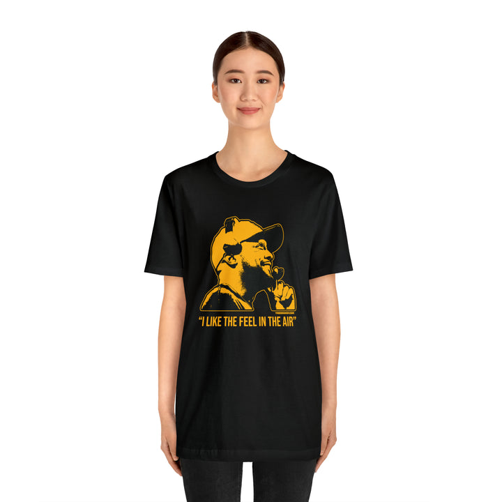 I Like The Feel In The Air - Tomlin Quote Training Camp 2023 - Short Sleeve Tee T-Shirt Printify   