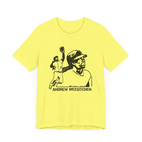 Andrew McCutchen Legend T-Shirt  - Unisex bella+canvas 3001 Short Sleeve Tee