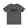 Pittsburgh Bold Skyline T-Shirt  - Unisex bella+canvas 3001 T-Shirt Printify Asphalt XS 