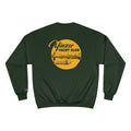 Yinzer Yacht Club - PRINT ON  BACK - Champion Sweatshirt Sweatshirt Printify Dark Green S 