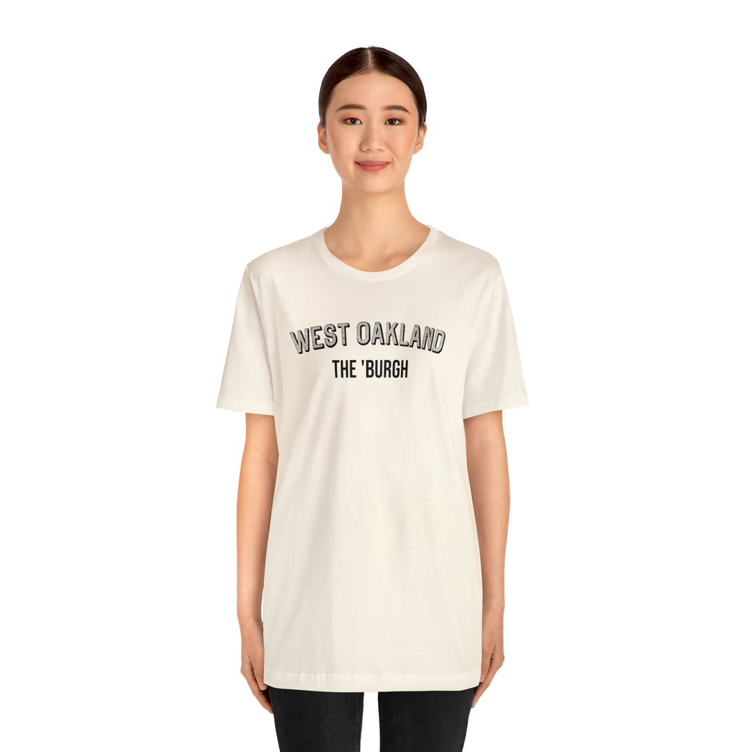 West Oakland - The Burgh Neighborhood Series - Unisex Jersey Short Sleeve Tee T-Shirt Printify   
