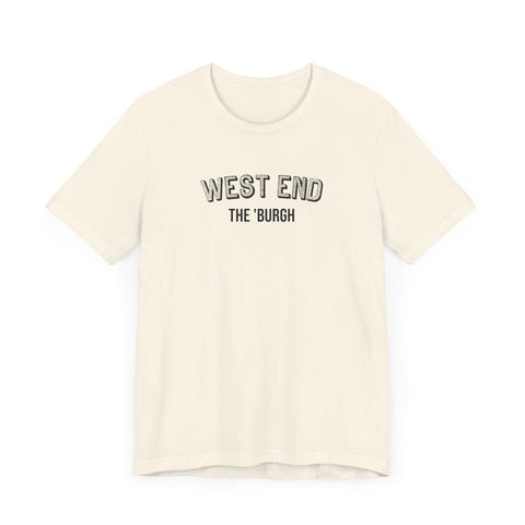 West End - The Burgh Neighborhood Series - Unisex Jersey Short Sleeve Tee