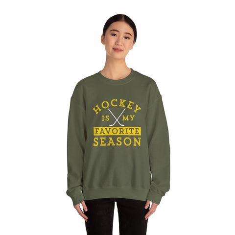 Hockey Is My Favorite Season - Heavy Blend™ Crewneck Sweatshirt