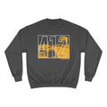 The 412 Series - PNC Park - Champion Crewneck Sweatshirt Sweatshirt Printify Charcoal Heather S 