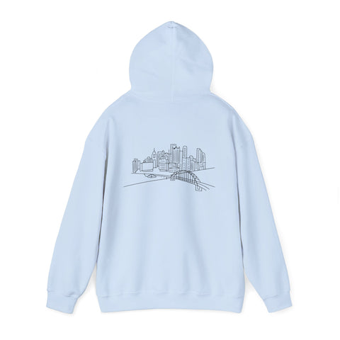 Pittsburgh Skyline Unisex Heavy Blend™ Hooded Sweatshirt