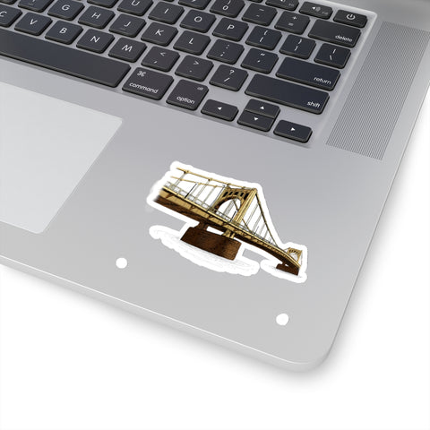 Roberto Clemente Bridge | Kiss-Cut Stickers Paper products Printify