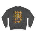 Pittsburgh Pirates World Series Ampersand - Champion Crewneck Sweatshirt Sweatshirt Printify Charcoal Heather S 