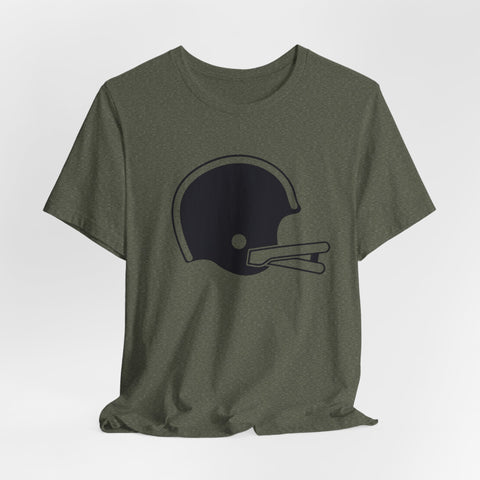 Classic Retro Football Helmet - Unisex Jersey Short Sleeve Tee
