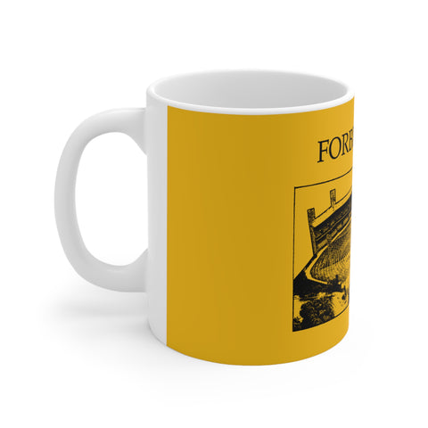 Forbes Field - 1909 - Retro Schematic - Pittsburgh Coffee Ceramic Mug 11oz Mug Printify   