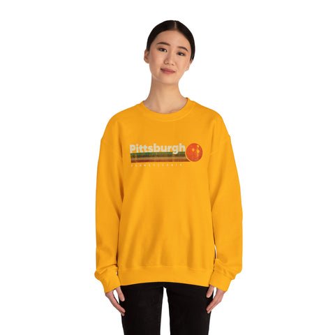 Pittsburgh Vintage Bowling - Heavy Blend™ Crewneck Sweatshirt