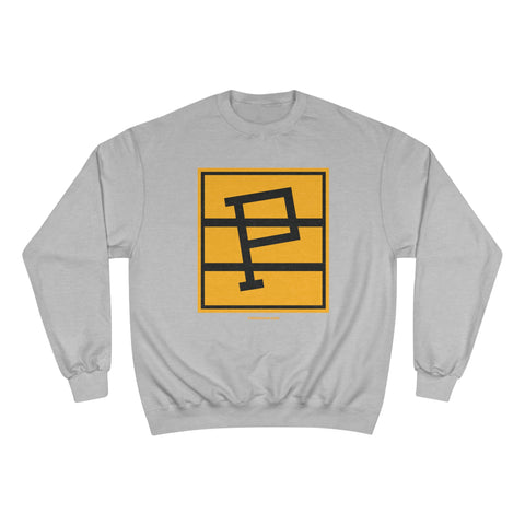 Pittsburgh Pirates Hockey 1925 - Retro - Champion Crewneck Sweatshirt Sweatshirt Printify Light Steel S 