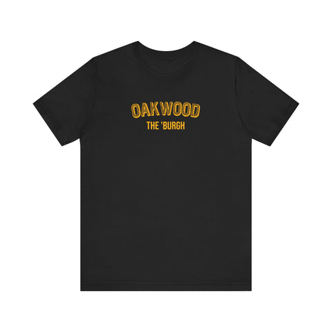 Oakwood - The Burgh Neighborhood Series - Unisex Jersey Short Sleeve Tee T-Shirt Printify Black S 