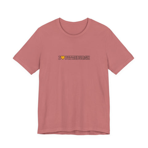 I Loved Pittsburgh Tee — Minimal City Love T-Shirt
