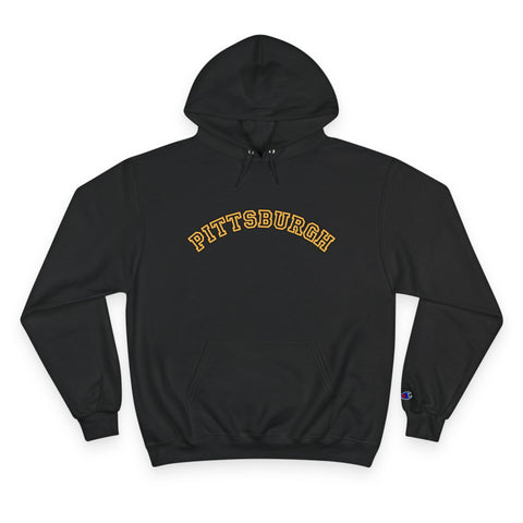 Pittsburgh Block Letters Champion Hoodie
