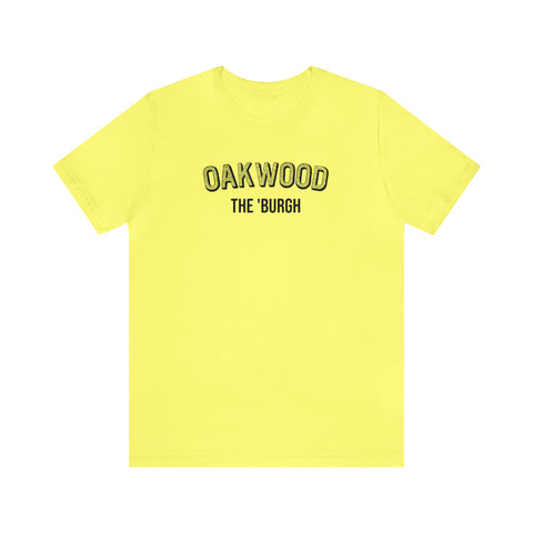 Oakwood - The Burgh Neighborhood Series - Unisex Jersey Short Sleeve Tee T-Shirt Printify Yellow M 