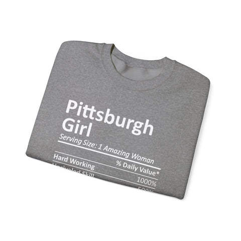 Pittsburgh Girl Ingredients - Heavy Blend™ Crewneck Sweatshirt