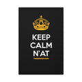 Keep Calm N'at - Canvas Gallery Wrap Wall Art Canvas Printify