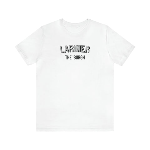 Larimer - The Burgh Neighborhood Series - Unisex Jersey Short Sleeve Tee T-Shirt Printify White S 