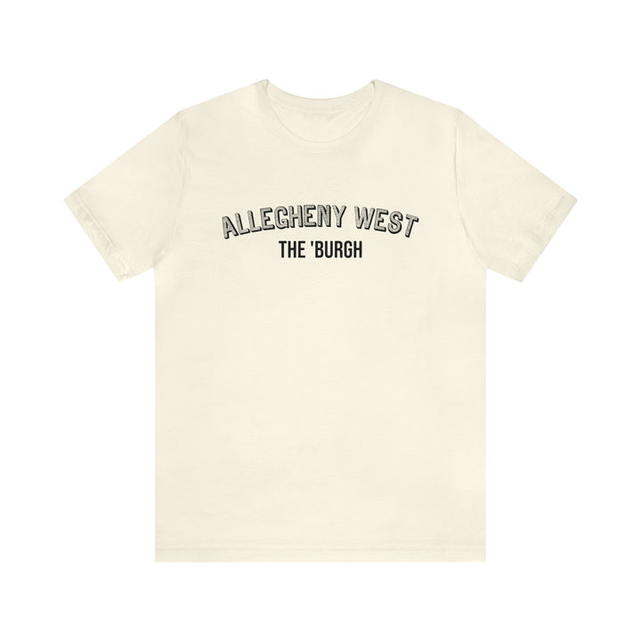 Allegheny West - The Burgh Neighborhood Series - Unisex Jersey Short Sleeve Tee T-Shirt Printify Natural S 