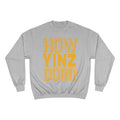 How Yinz Doin? - Champion Crewneck Sweatshirt Sweatshirt Printify Light Steel S 