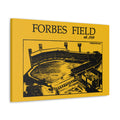 Forbes Field - 1909 - Retro Schematic - Canvas Gallery Wrap Wall Art Canvas Printify 30" x 20" 1.25"