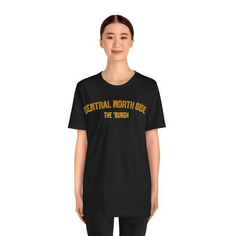 Central North Side  - The Burgh Neighborhood Series - Unisex Jersey Short Sleeve Tee T-Shirt Printify   