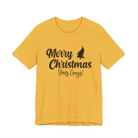 Merry Christmas Yinz! - Unisex Jersey Short Sleeve Tee