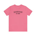 Downtown  - The Burgh Neighborhood Series - Unisex Jersey Short Sleeve Tee T-Shirt Printify Charity Pink XS 