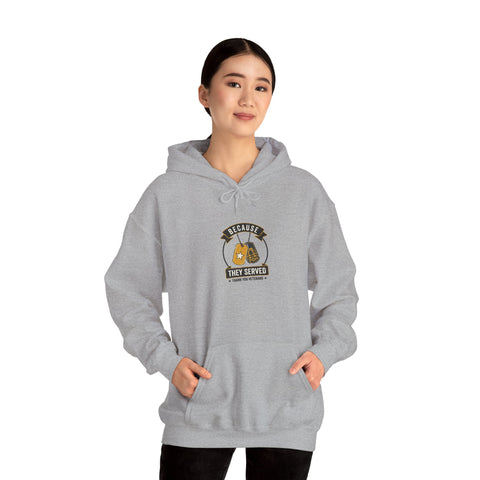 They Served Dog Tags Hoodie | Veterans Day, Military Tribute