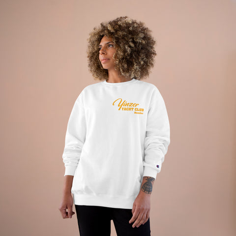 Yinzer Yacht Club - PRINT ON  BACK - Champion Sweatshirt Sweatshirt Printify   