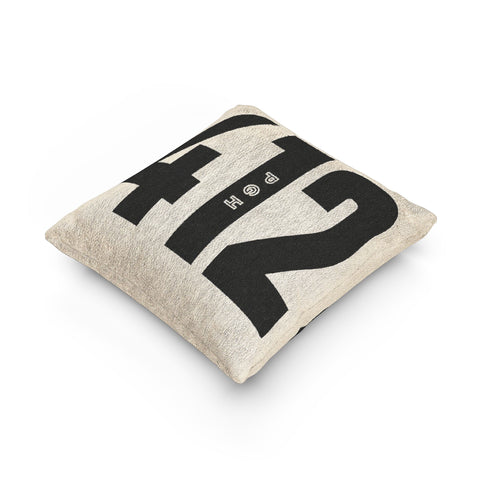 Pittsburgh 412 Woven Throw Pillow Decorative Pillow