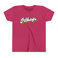 Pittsburgh Retro Graphic - Youth Short Sleeve Tee Kids clothes Printify Berry S