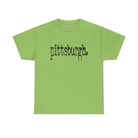 Pittsburgh Typewriter Unisex Heavy Cotton Tee