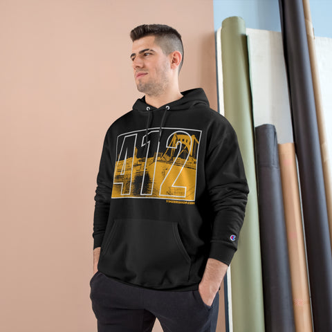 The 412 Series - PNC Park - Champion Hoodie Hoodie Printify   