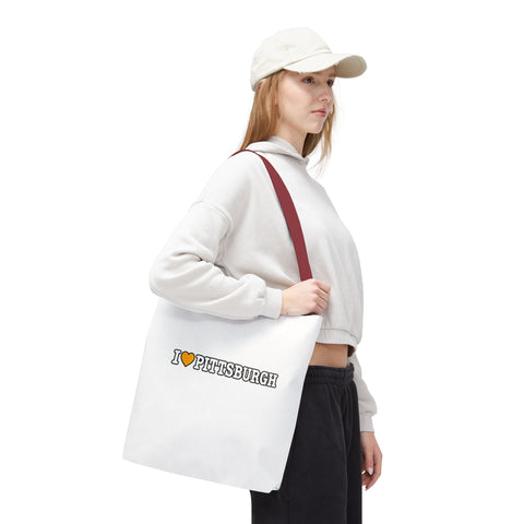 Pittsburgh Love Tote Bag — I  Pittsburgh Canvas Tote