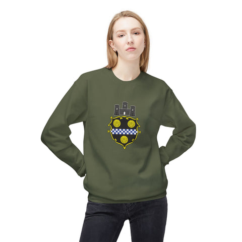City of Pittsburgh Coat of Arms Sweatshirt - Midweight Softstyle Fleece Crewneck